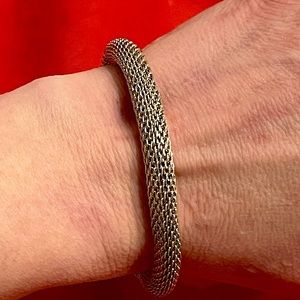 Tiffany & Co. Sterling Silver Mesh Cuff